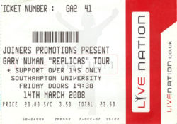 Southampton Ticket 2008